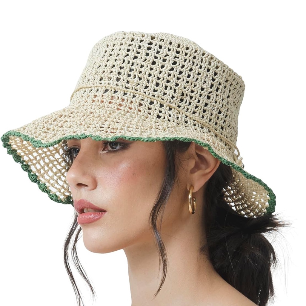 Sensi Studio, Crochet Hippie With Tucuman, M, Natural-Green / Unique